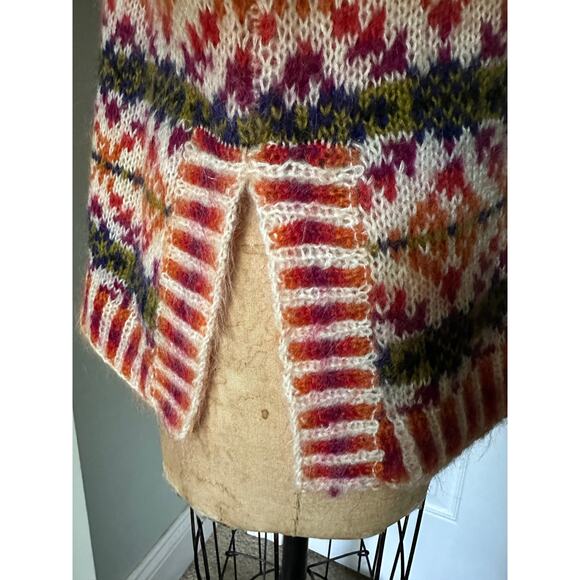 Vintage Jones New York Sport Mohair Blend Sweater Tunic Round Neck Long Sleeve M - Picture 6 of 10